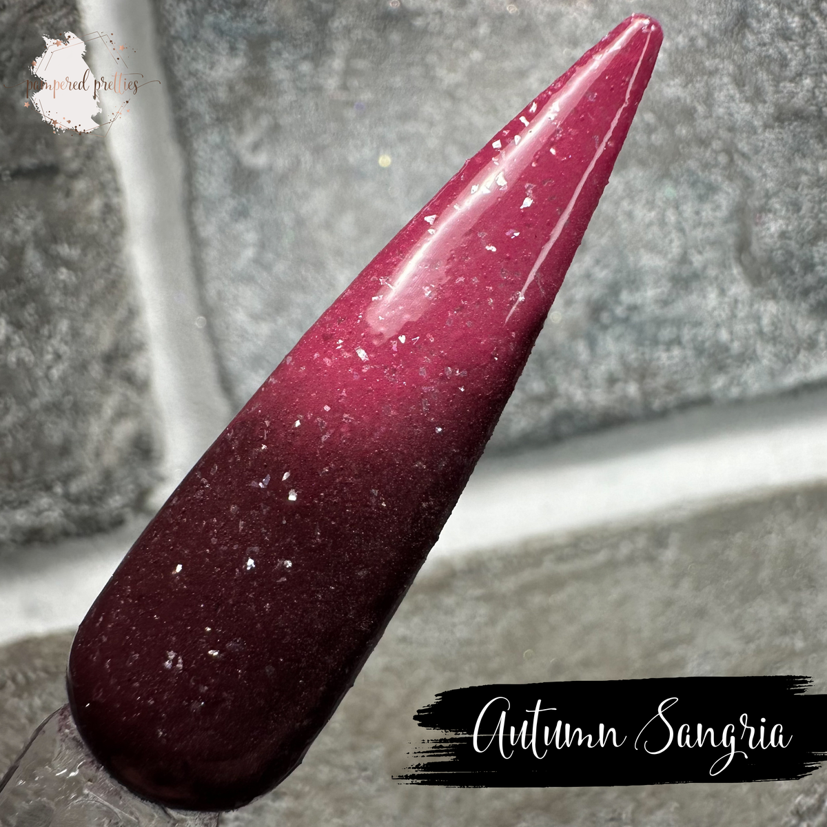Autumn Sangria - Thermal Flakie Dip Powder