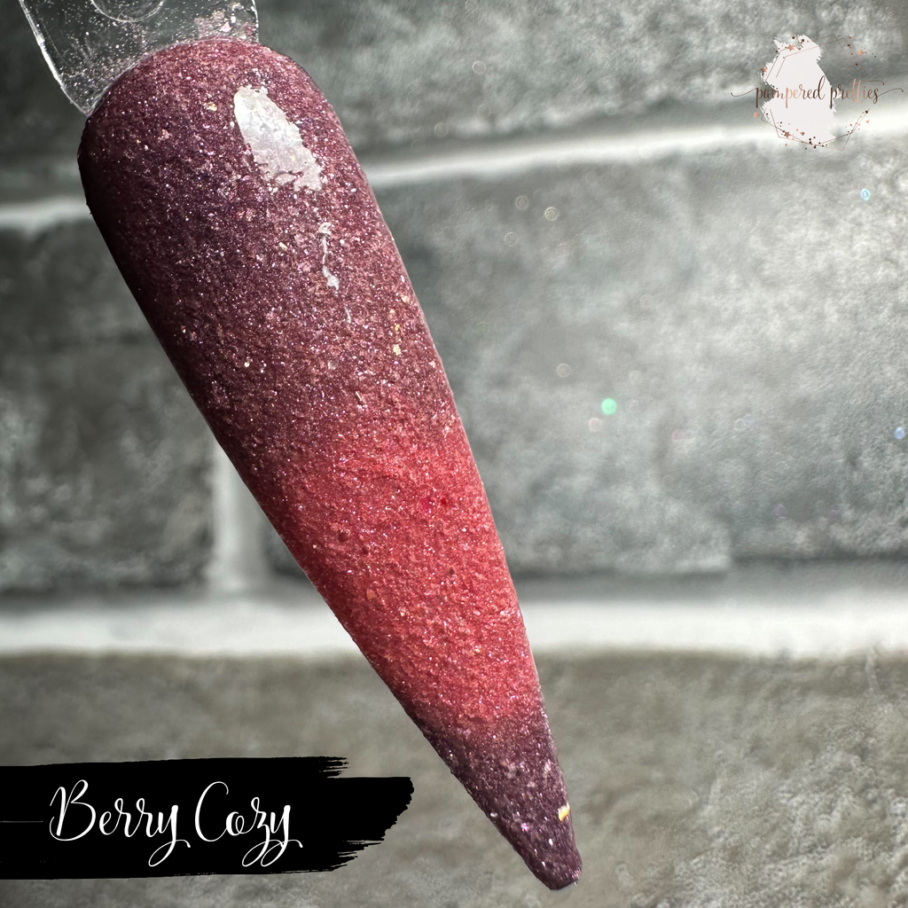 Berry Cozy - Thermal Shimmer Dip Powder
