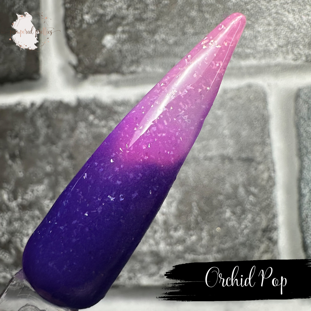 Orchid Pop - Thermal Flakie Dip Powder