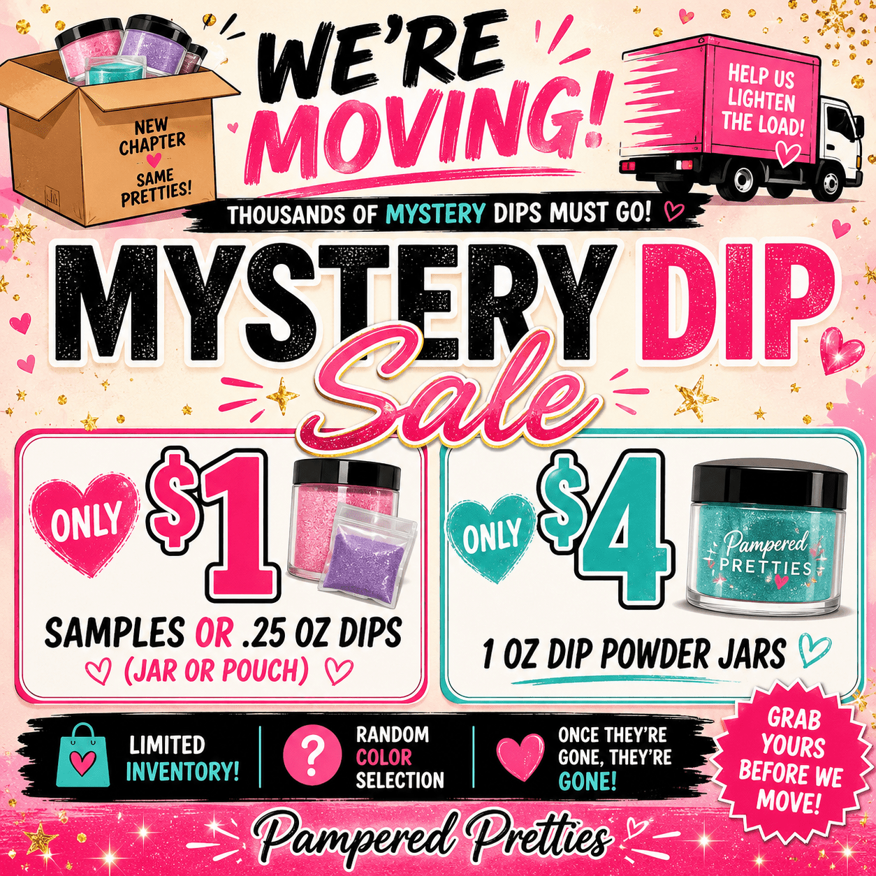 $1 Mystery Dips - Pampered Pretties