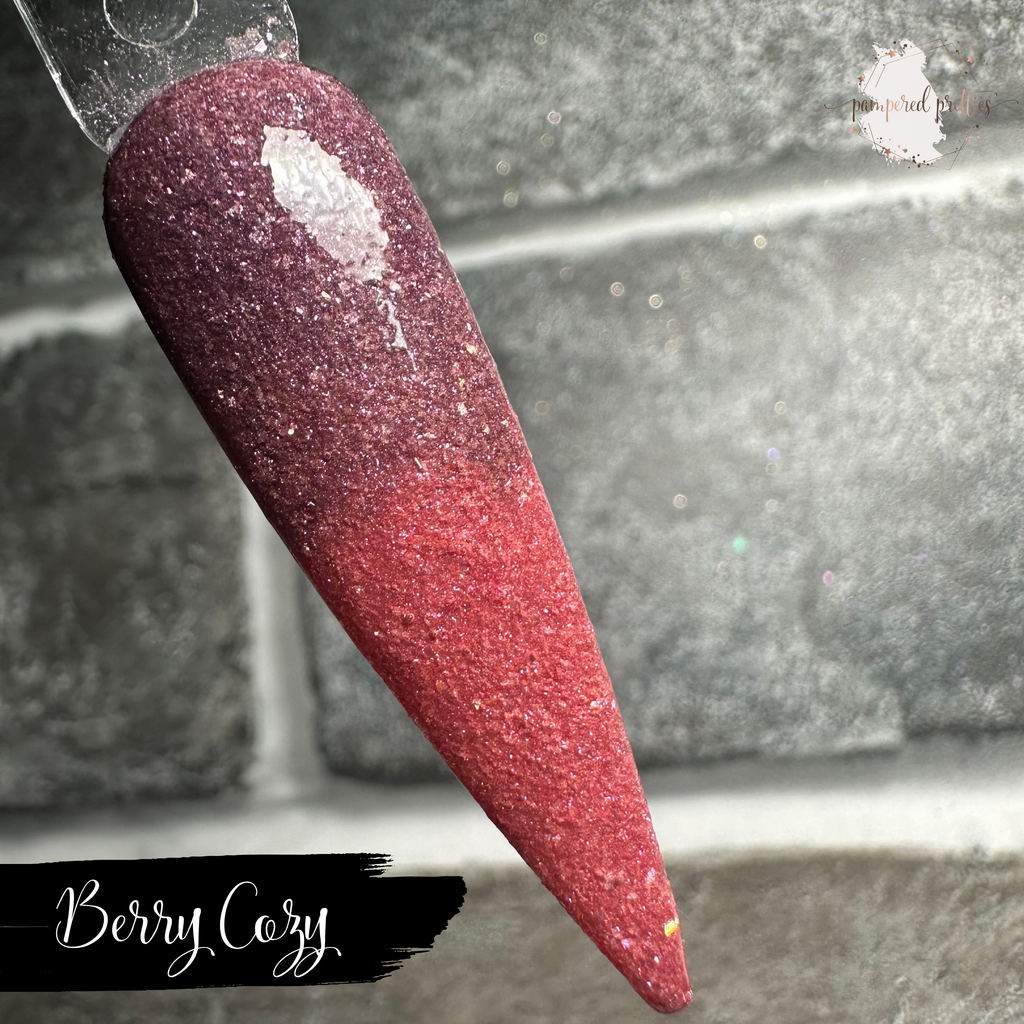 Berry Cozy - Thermal Shimmer Dip Powder
