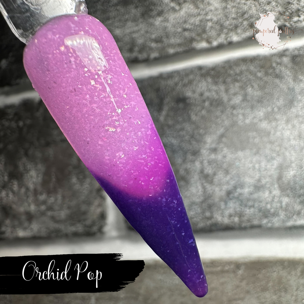 Orchid Pop - Thermal Flakie Dip Powder
