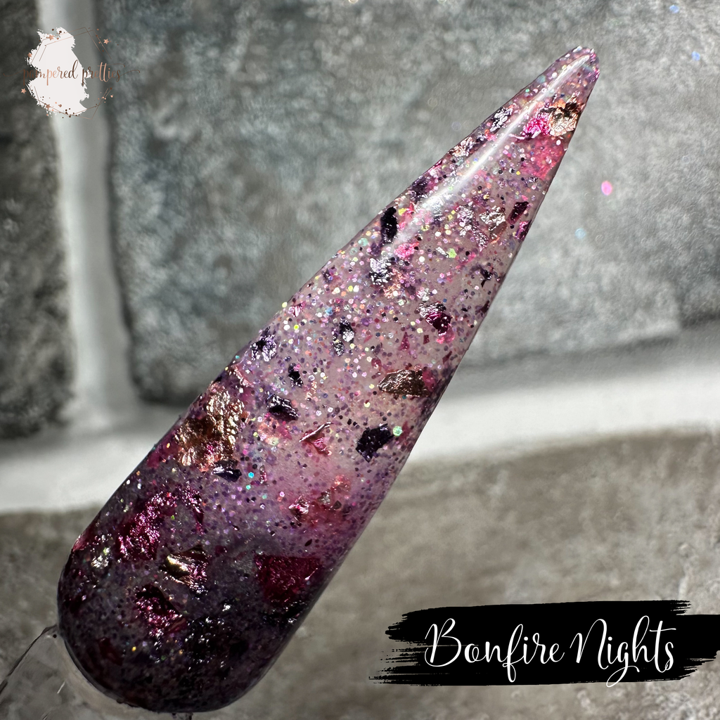 Bonfire Nights - Thermal Foil Holographic Glitter Dip Powder