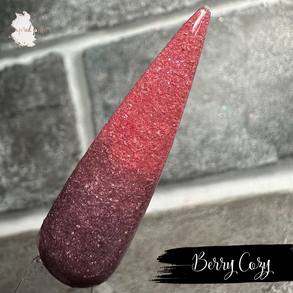 Berry Cozy - Thermal Shimmer Dip Powder