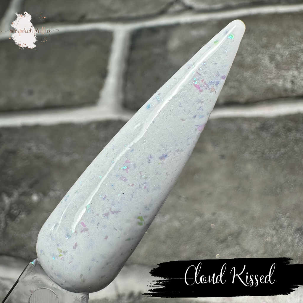 Cloud Kissed - White Flakie Dip Powder