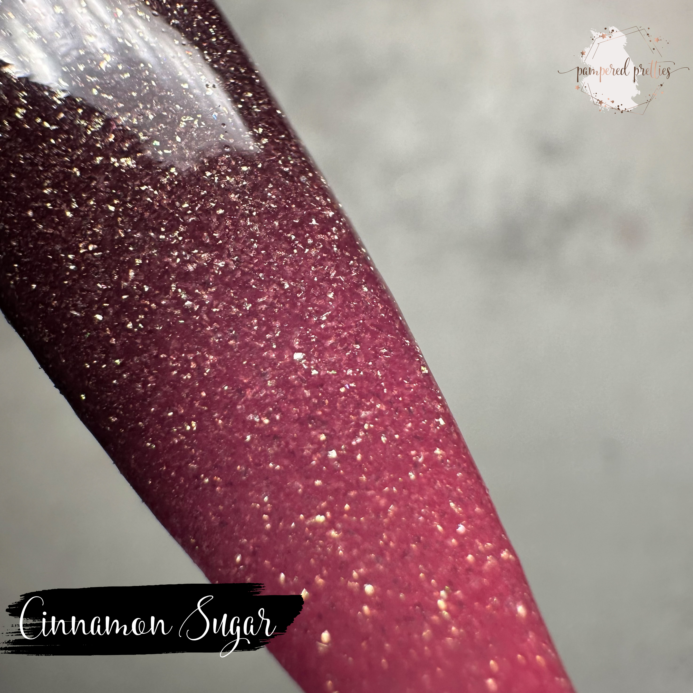 Cinnamon Sugar - Thermal Shimmer Dip Powder