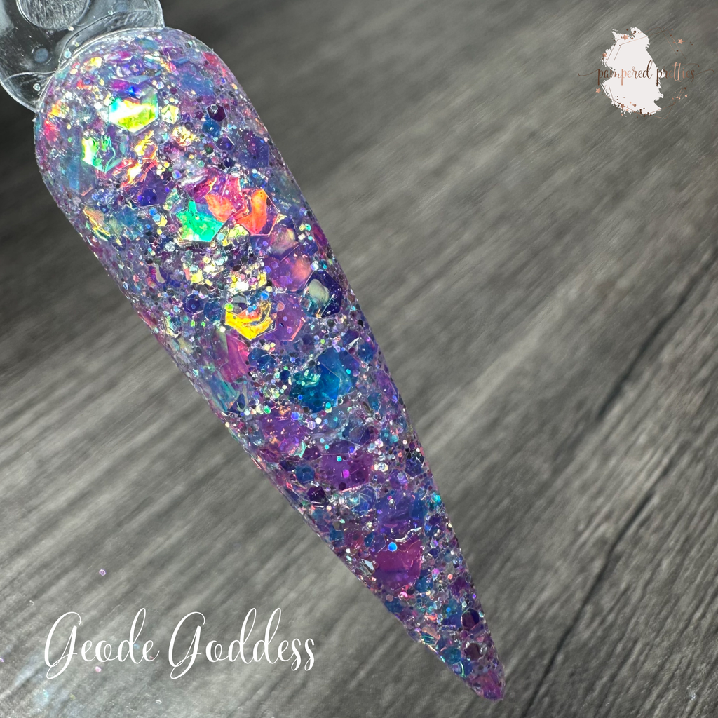 Geode Goddess - Chunky Glitter Dip Powder