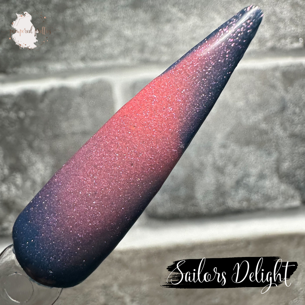 Sailor's Delight - Thermal Shimmer Dip Powder