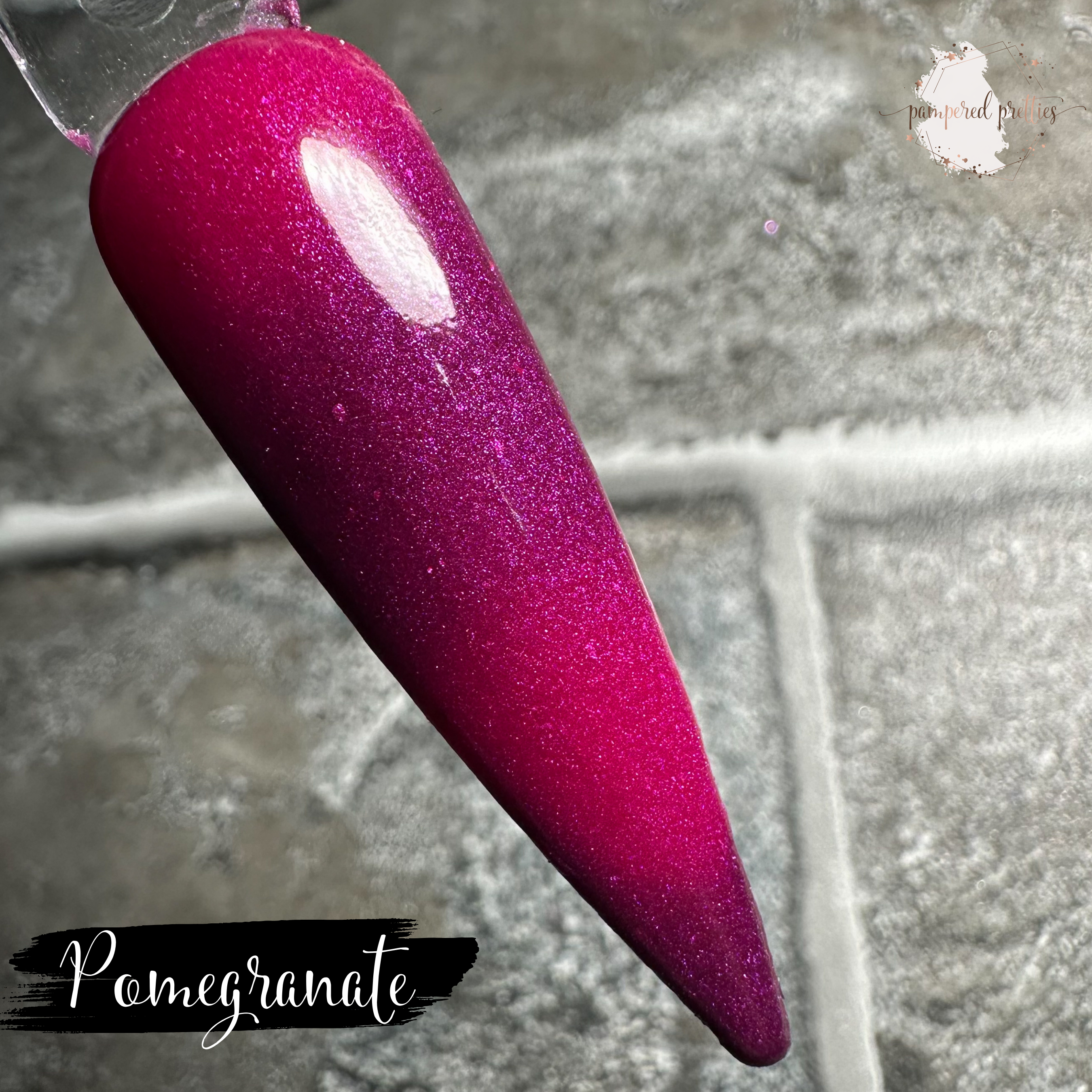 Pomegranate - Thermal Shimmer Dip Powder