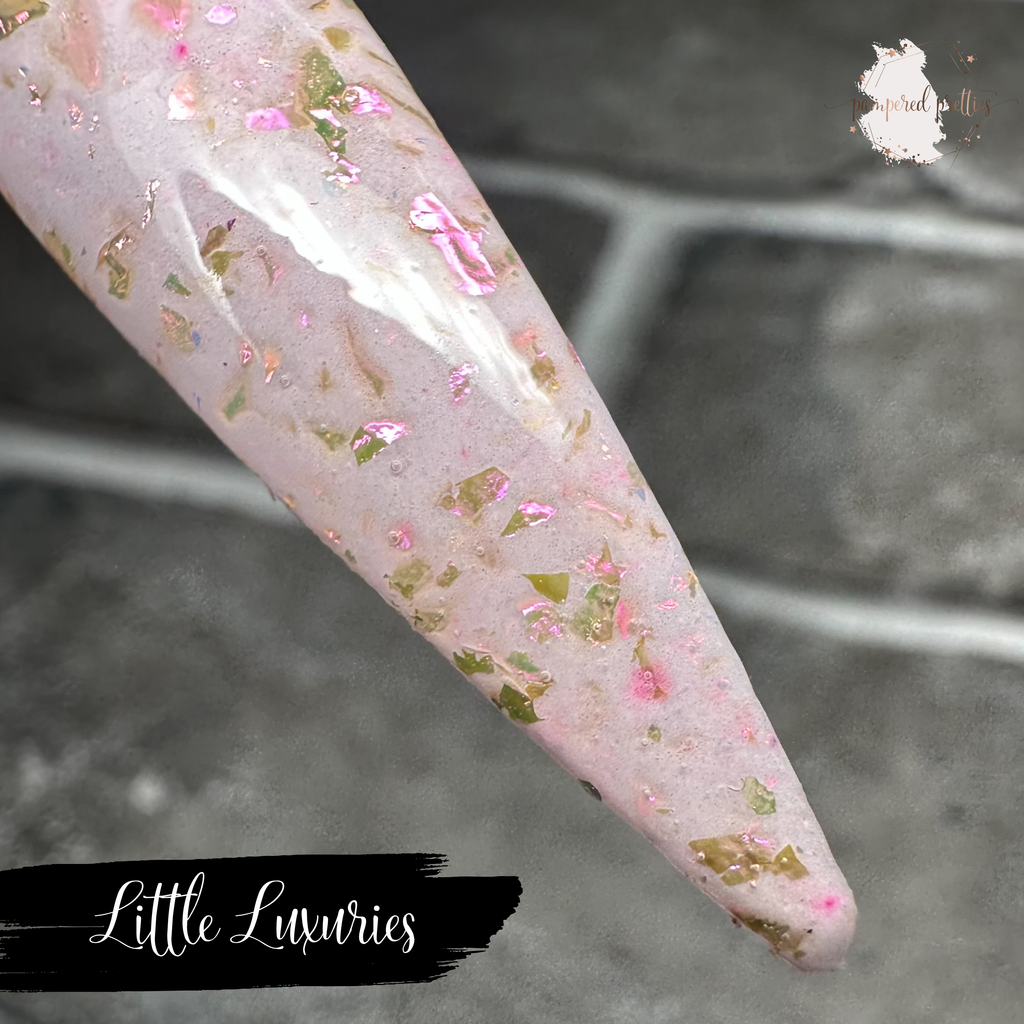 Little Luxuries - White Flakie Dip Powder