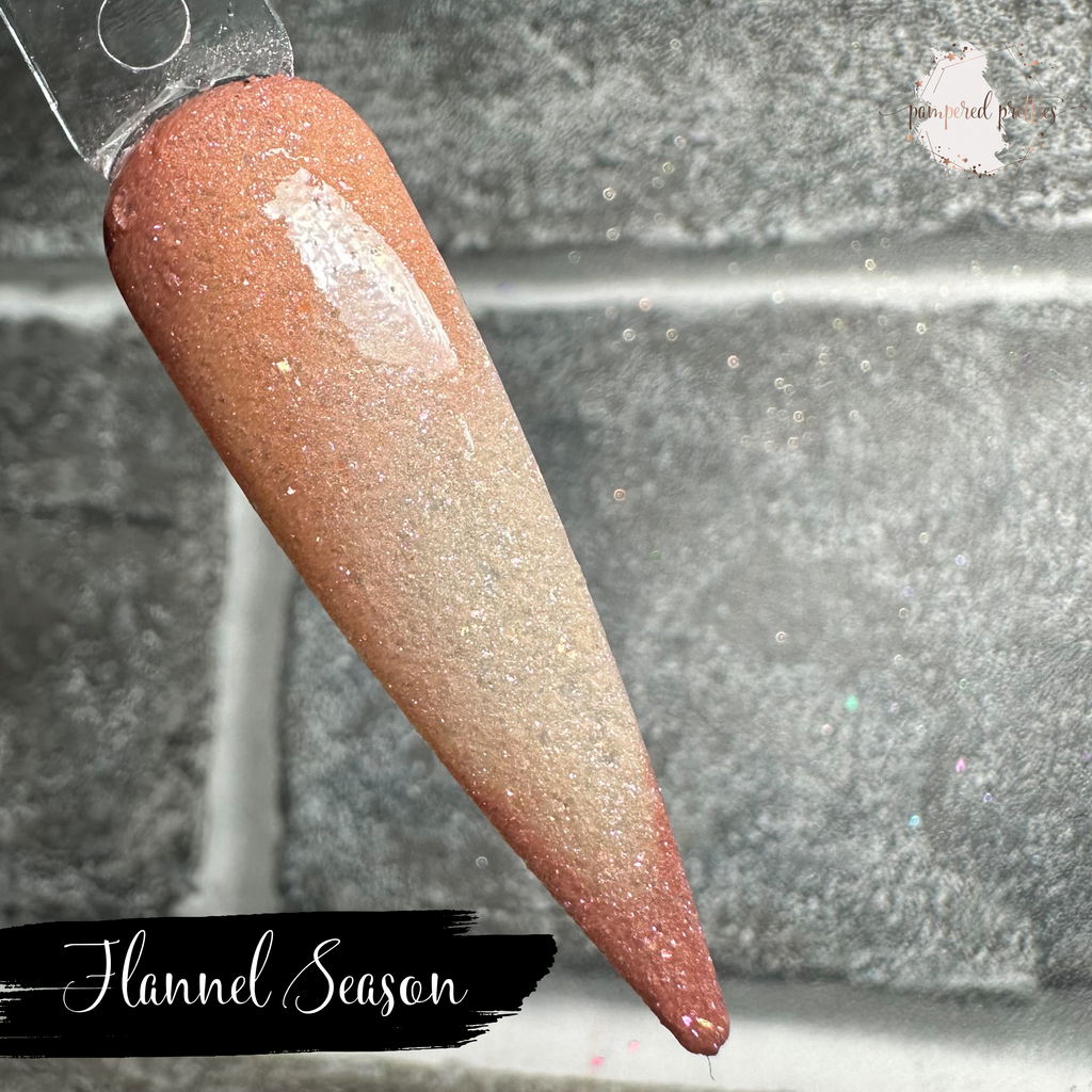 Flannel Season - Triple Thermal Shimmer Dip Powder