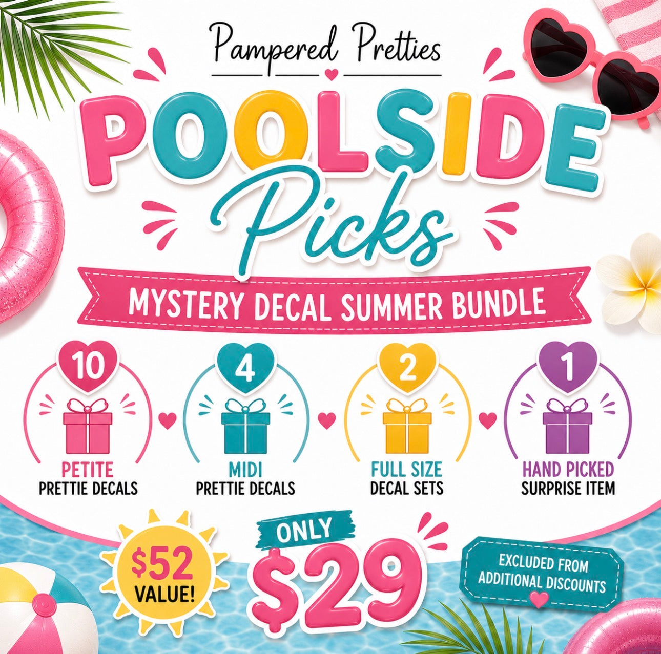 Poolside Picks - Mystery Decal Summer Bundle