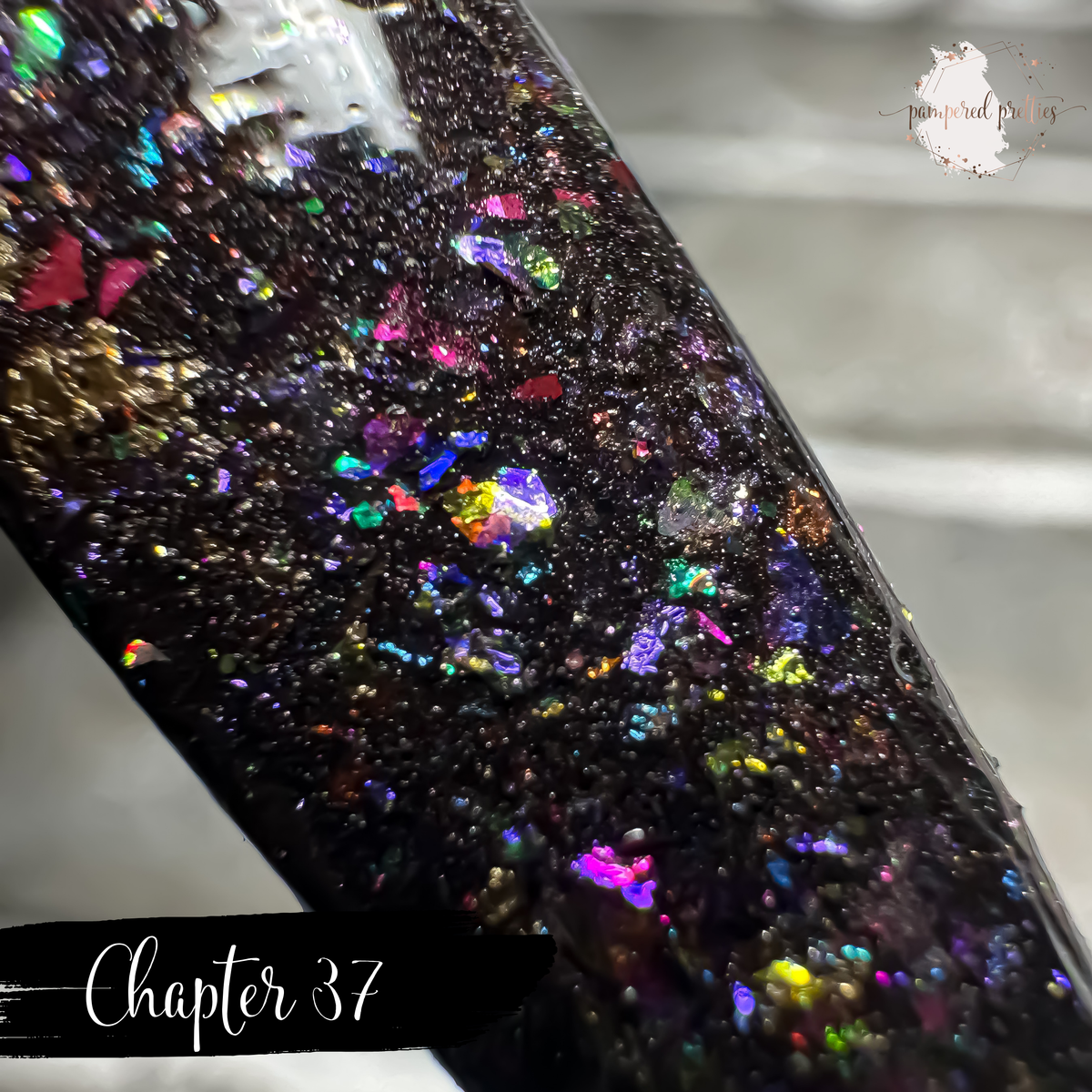 Chapter 37 - Black Flakie Dip Powder
