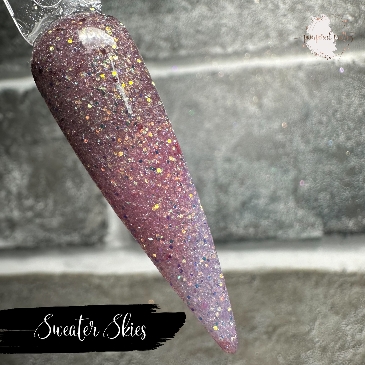 Sweater Skies - Triple Thermal Holographic Glitter Dip Powder