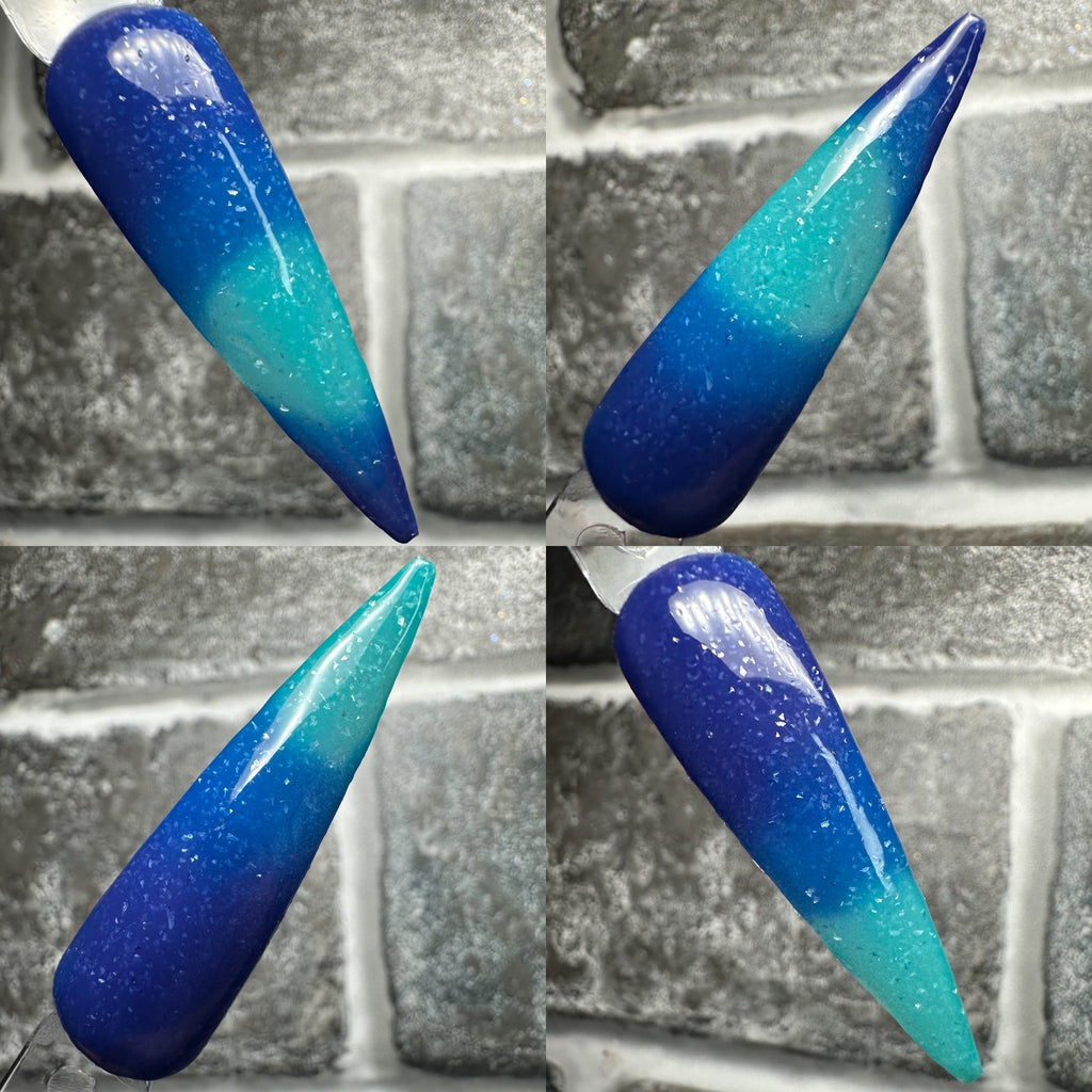 Blue Crush - Thermal Flakie Dip Powder