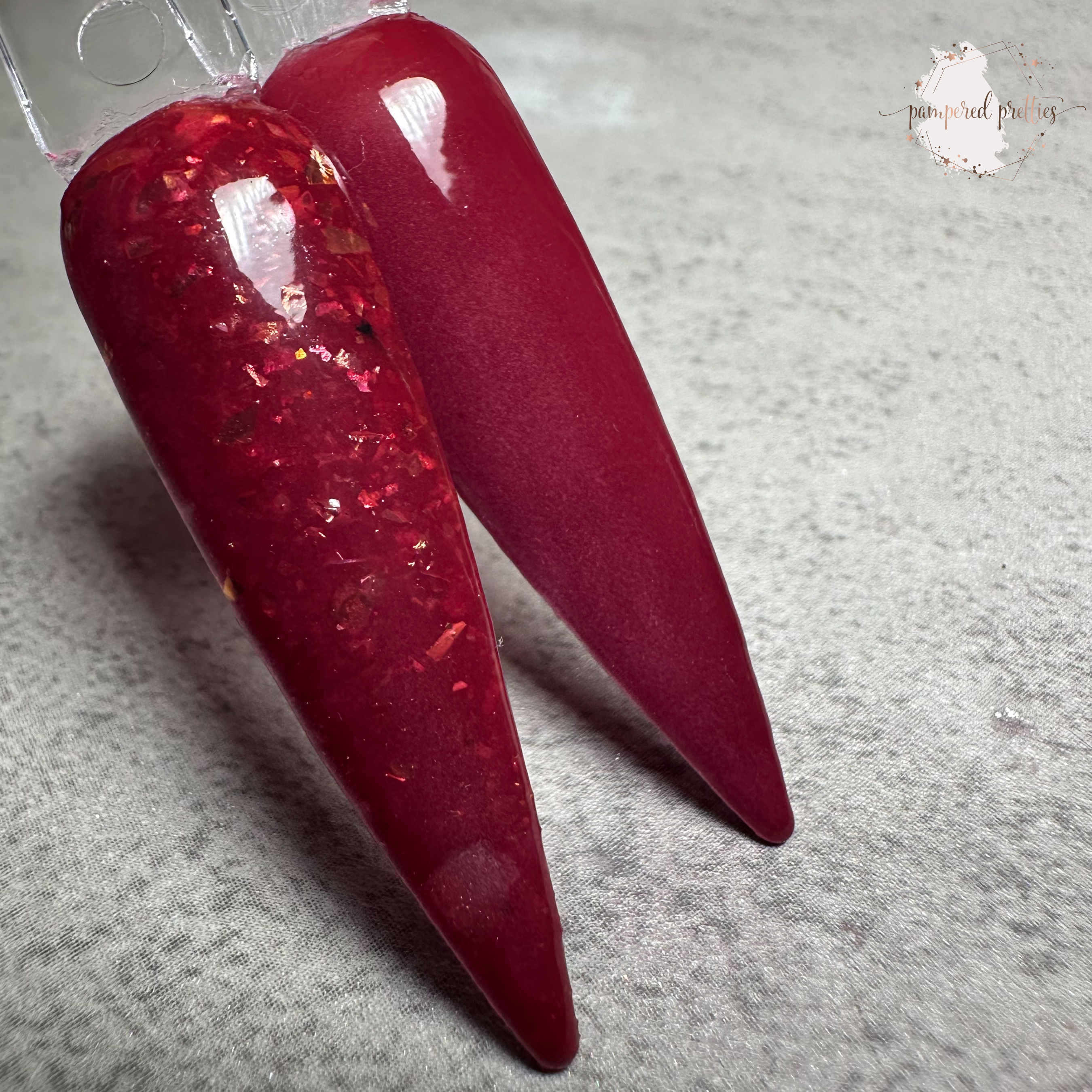 Blood Orange - Opal Flakie Dip Powder