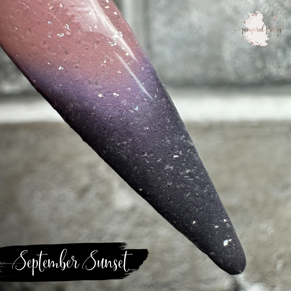 September Sunset - Triple Thermal Shimmer Dip Powder