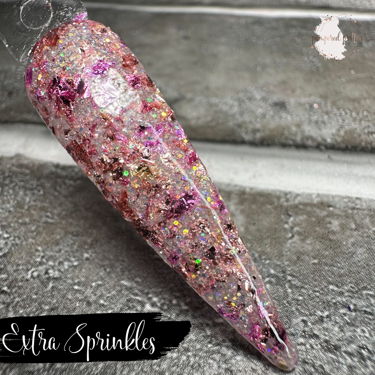 Extra Sprinkles - Glitter Foil Dip Powder