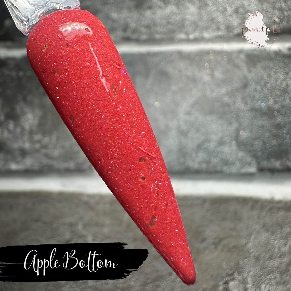 Apple Bottom - Thermal Shimmer Flakie Dip Powder