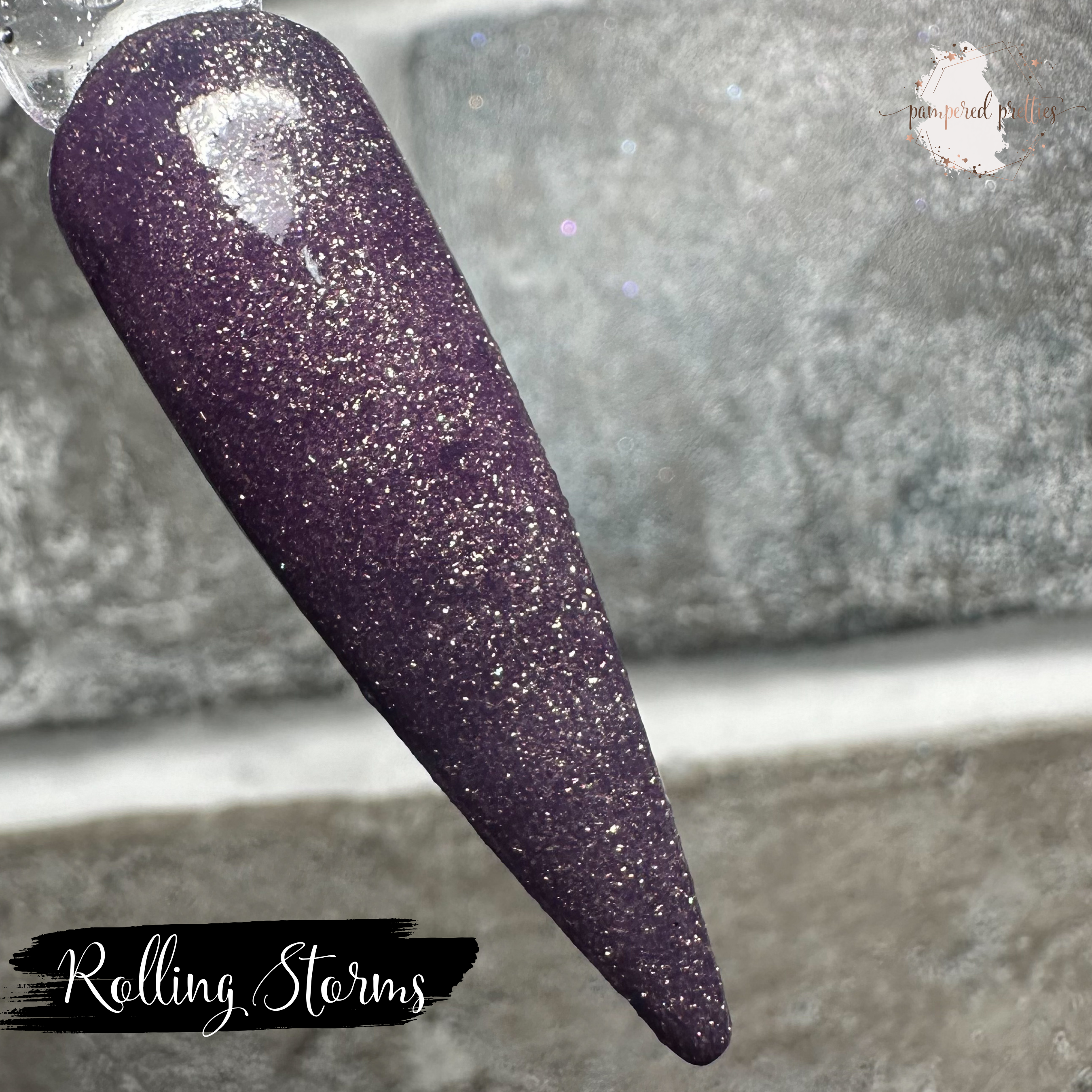 Rolling Storms - Triple Thermal Shimmer Dip Powder