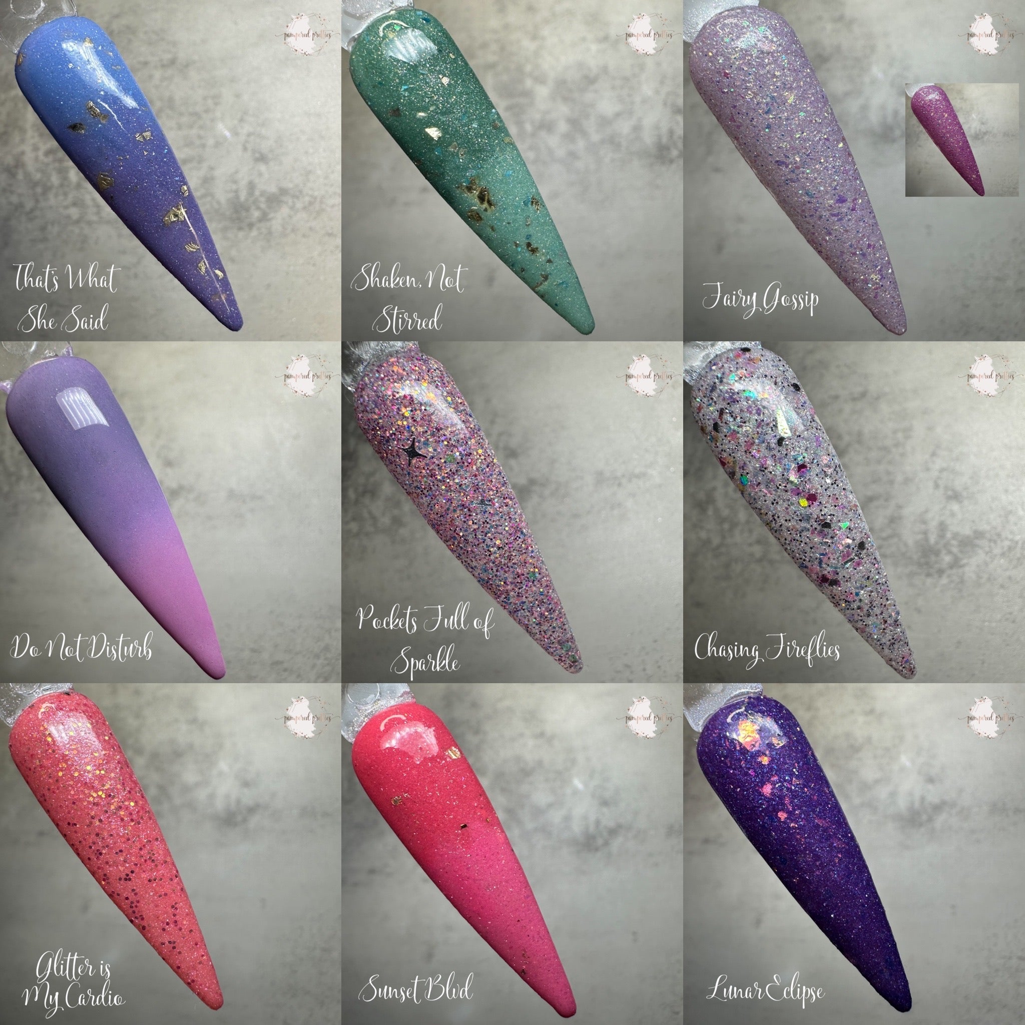 7/17 Full Release - All 18 Dips - Pampered Pretties