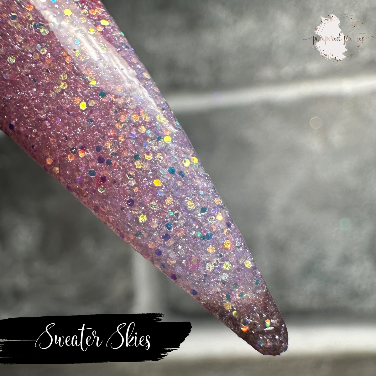 Sweater Skies - Triple Thermal Holographic Glitter Dip Powder