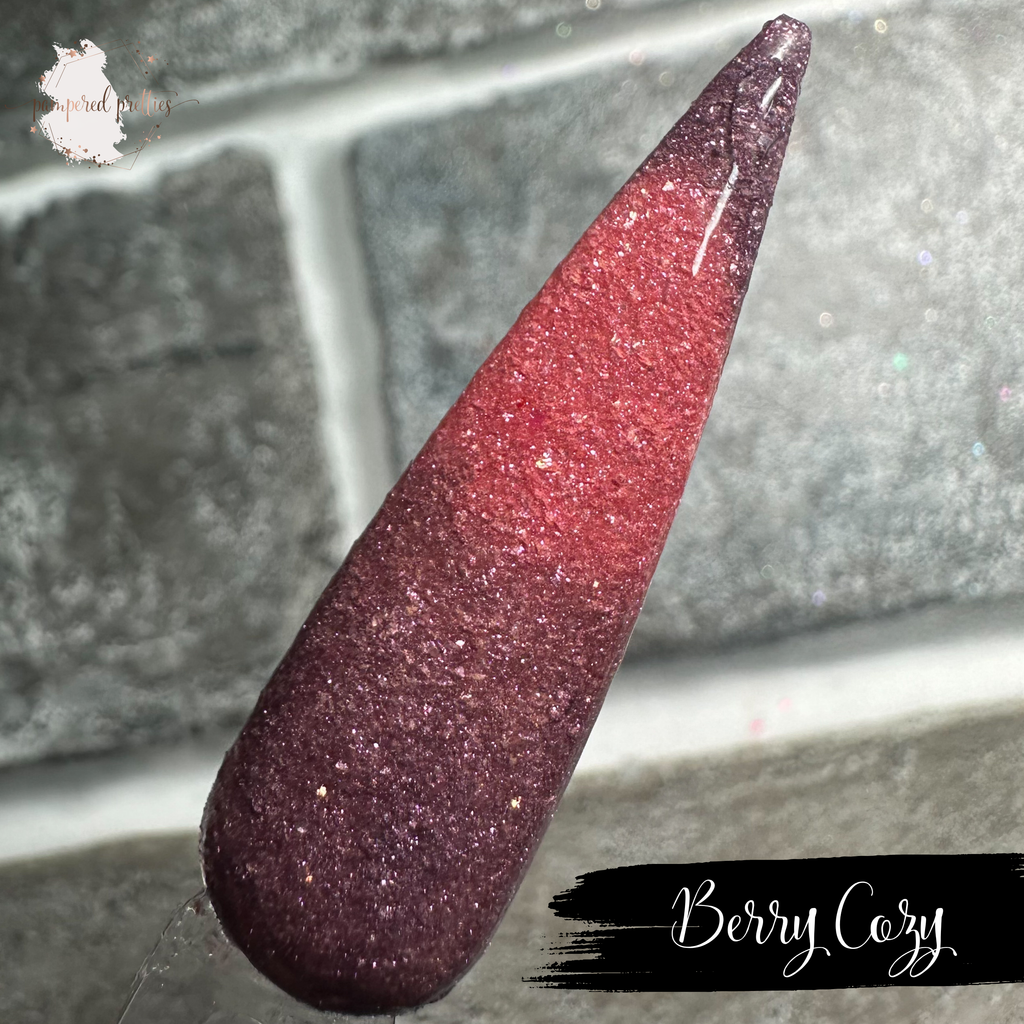 Berry Cozy - Thermal Shimmer Dip Powder