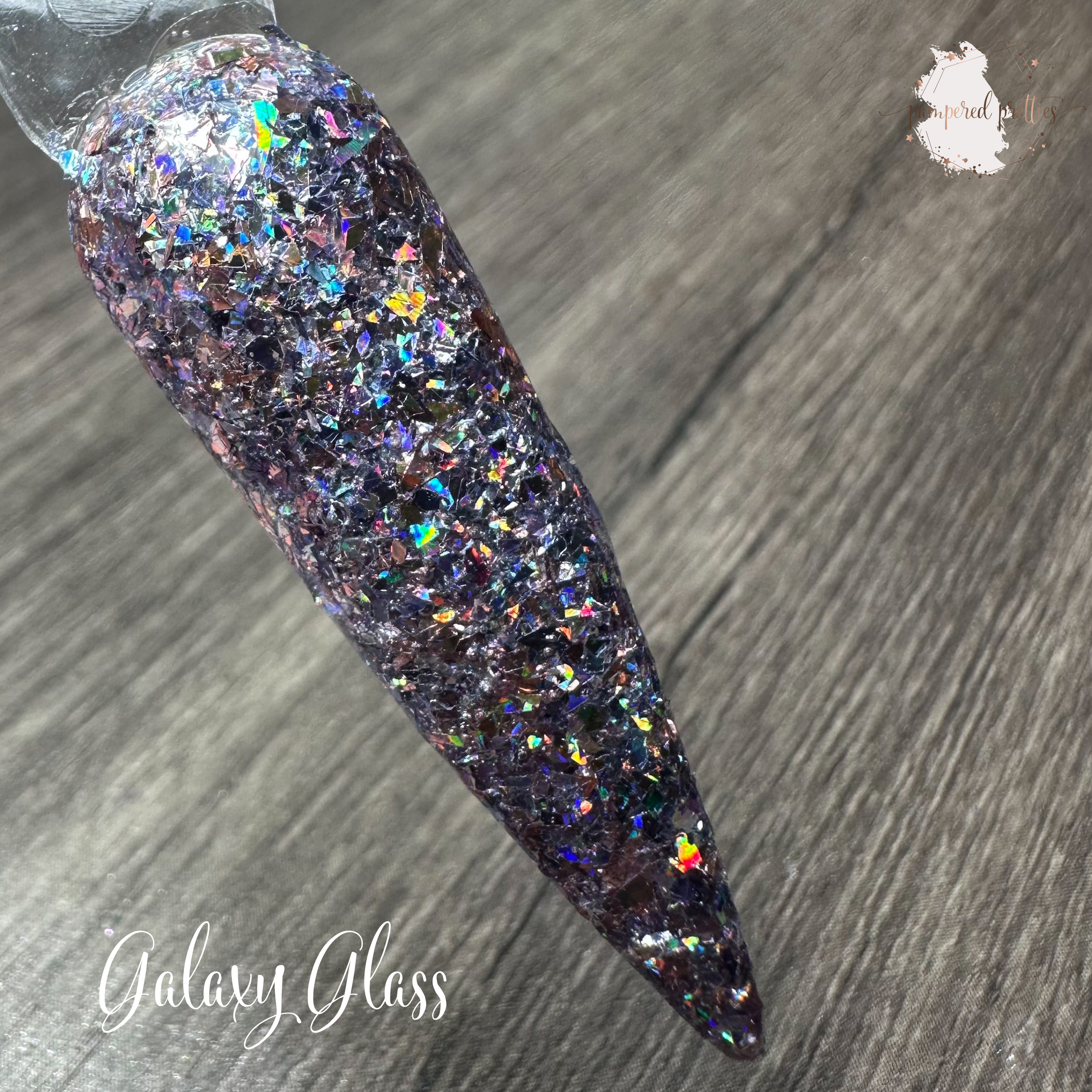 Galaxy Glass - Holographic Glitter Dip Powder
