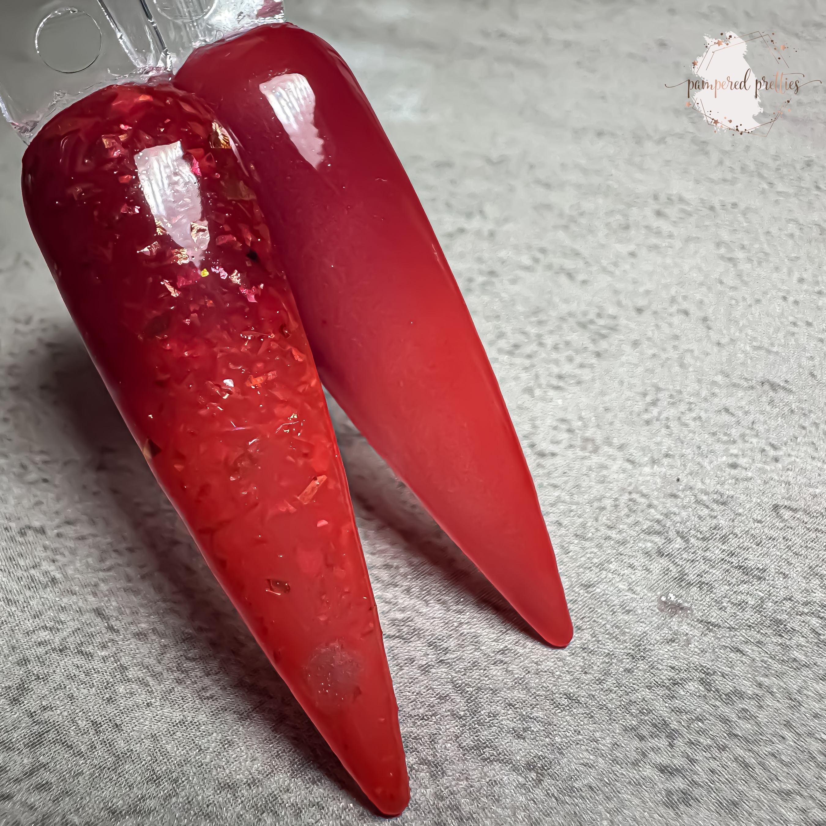 Blood Orange - Opal Flakie Dip Powder