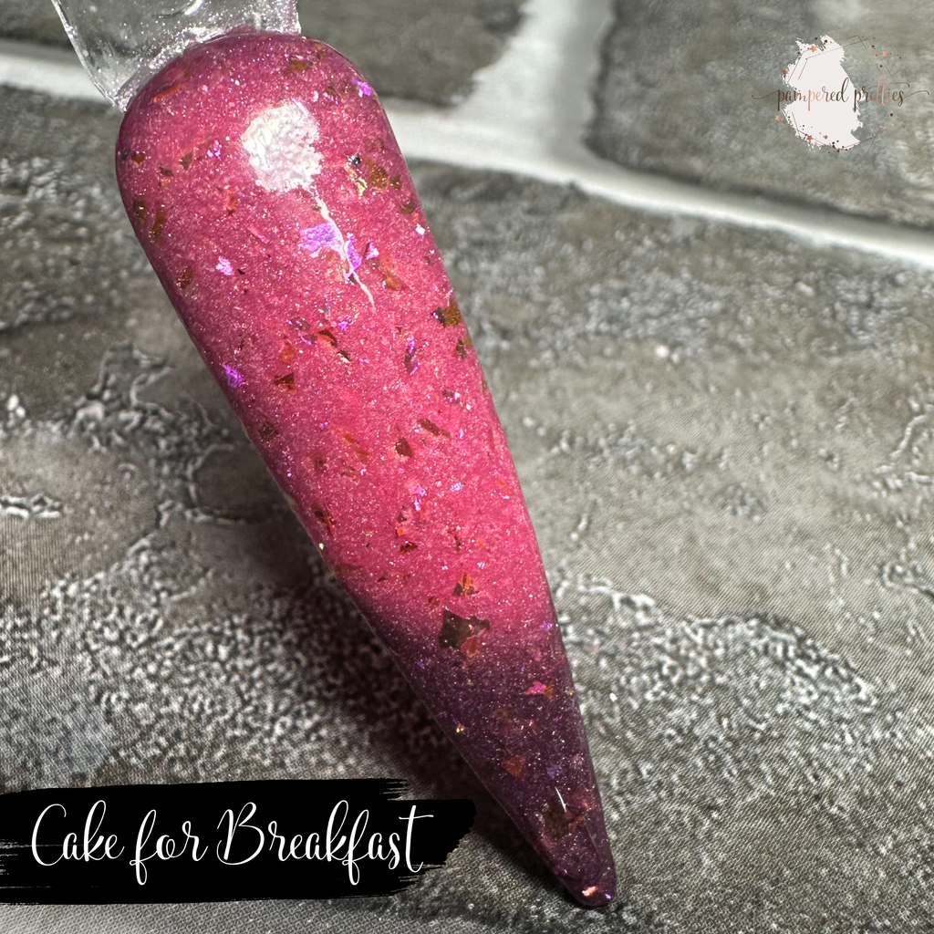 Cake for Breakfast - Thermal Shimmer Flakie Dip Powder