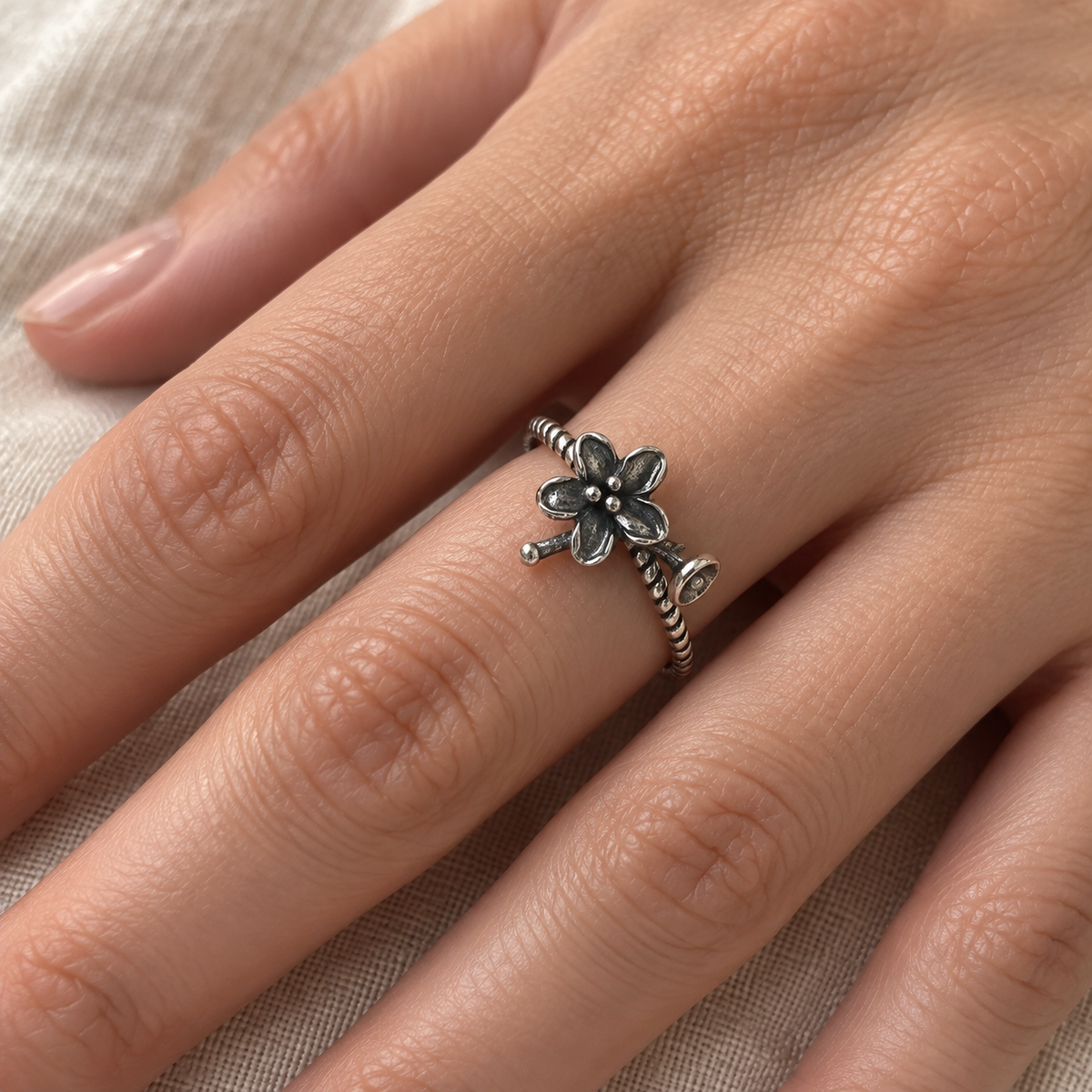 3D Flower Ring