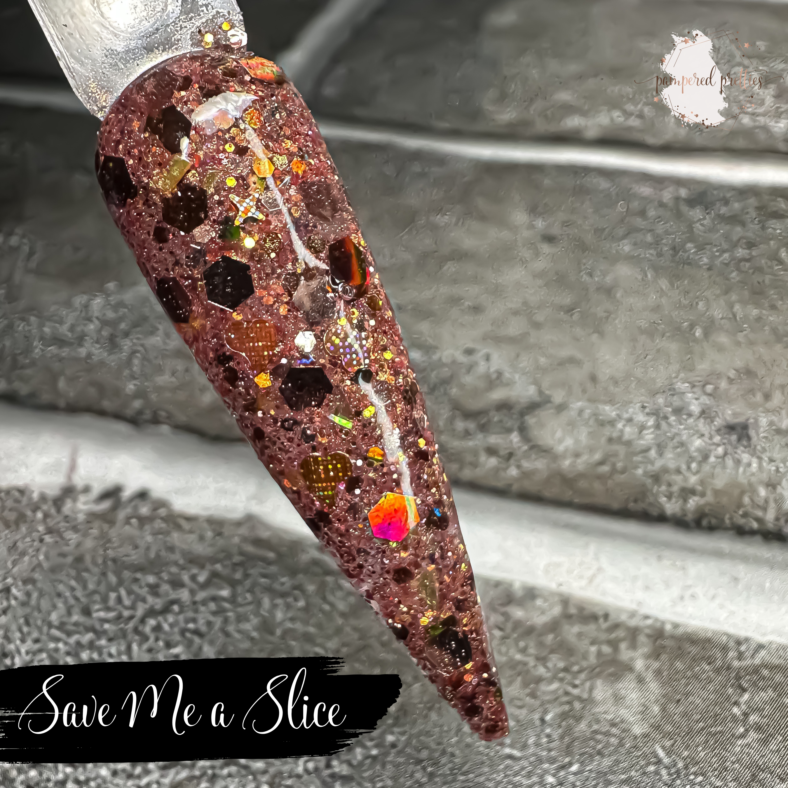 Save Me a Slice - Glitter Dip Powder