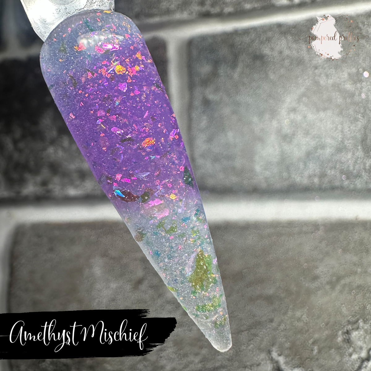 Amethyst Mischief - Thermal Flakie Dip Powder