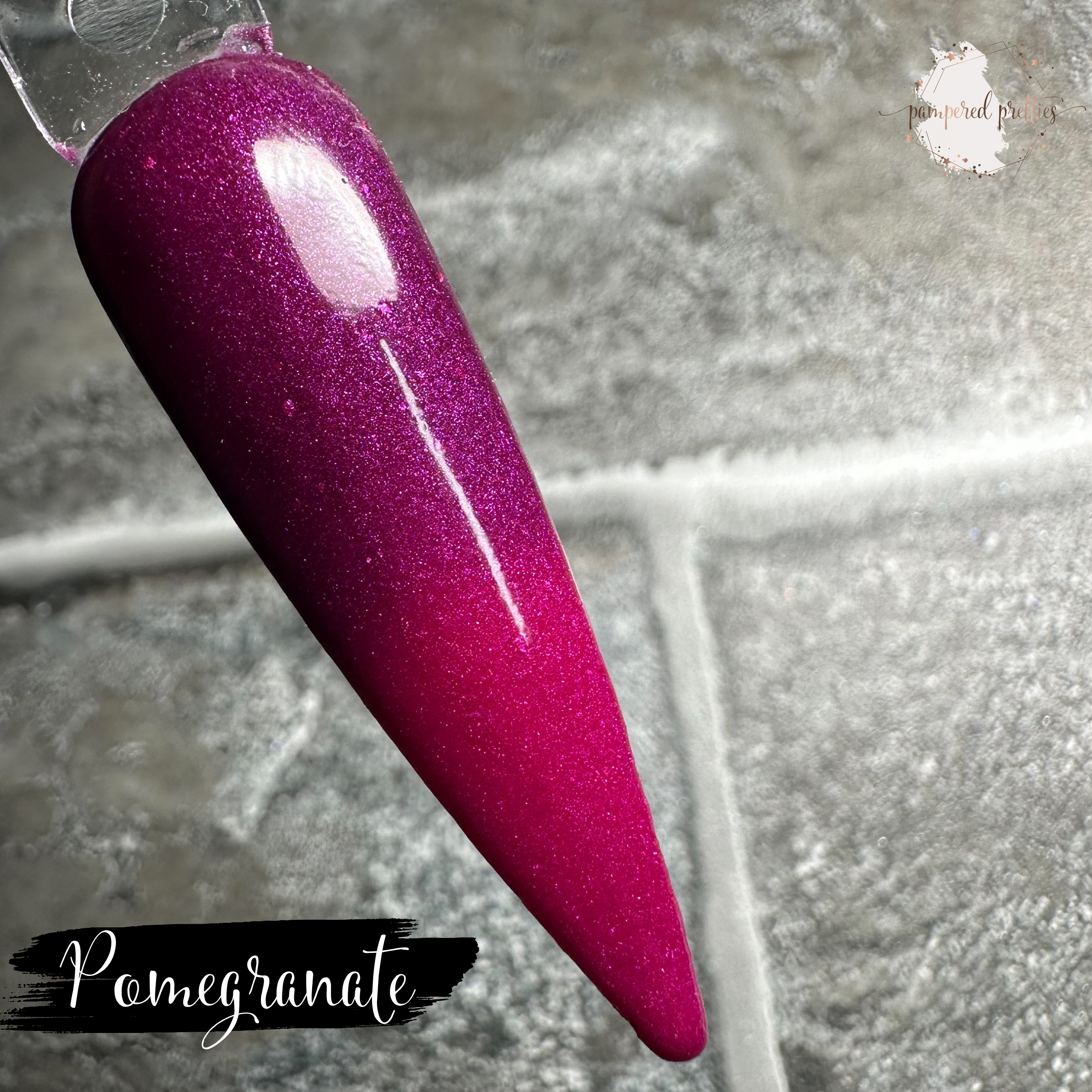 Pomegranate - Thermal Shimmer Dip Powder