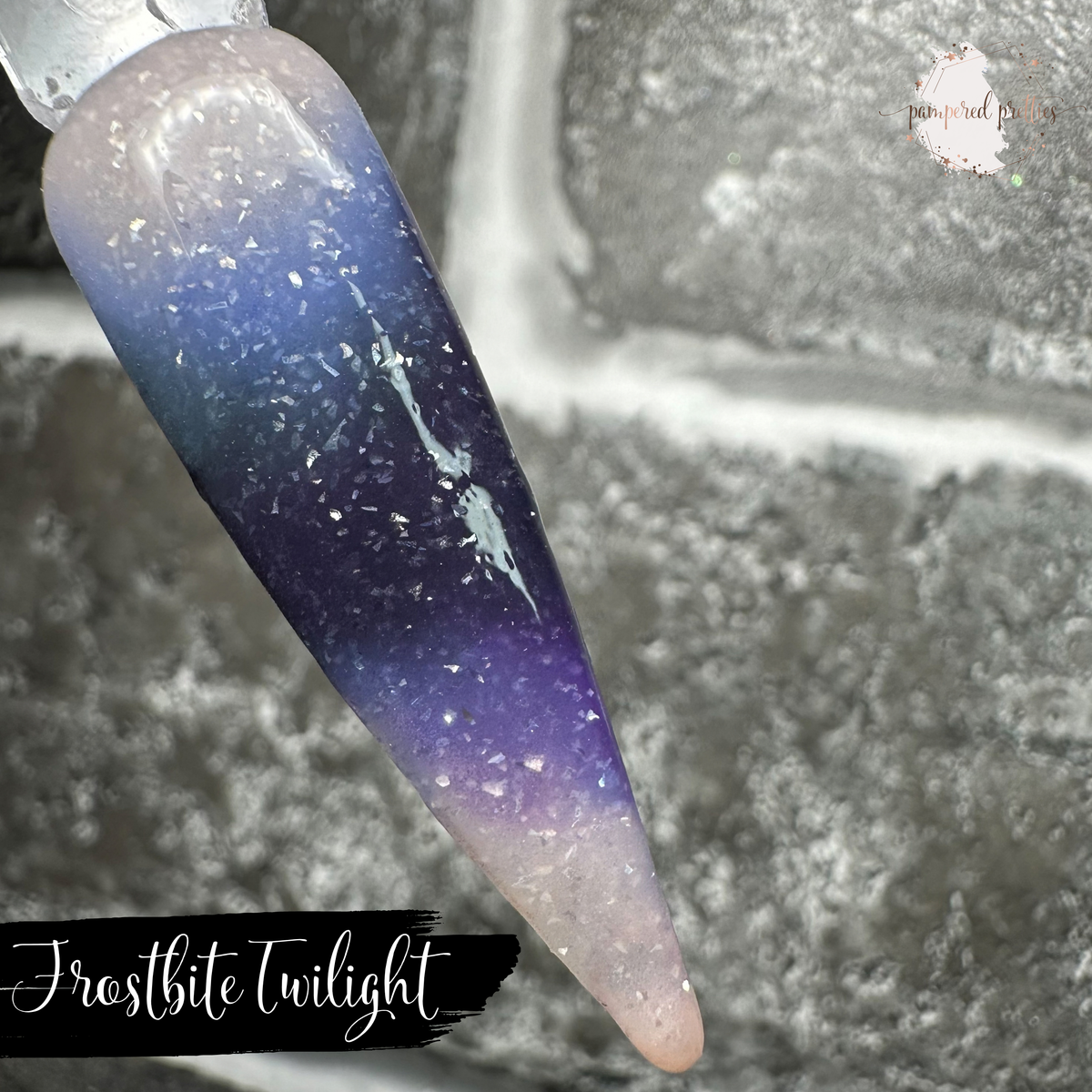 Frostbite Twilight - Triple Thermal Flakie Dip Powder