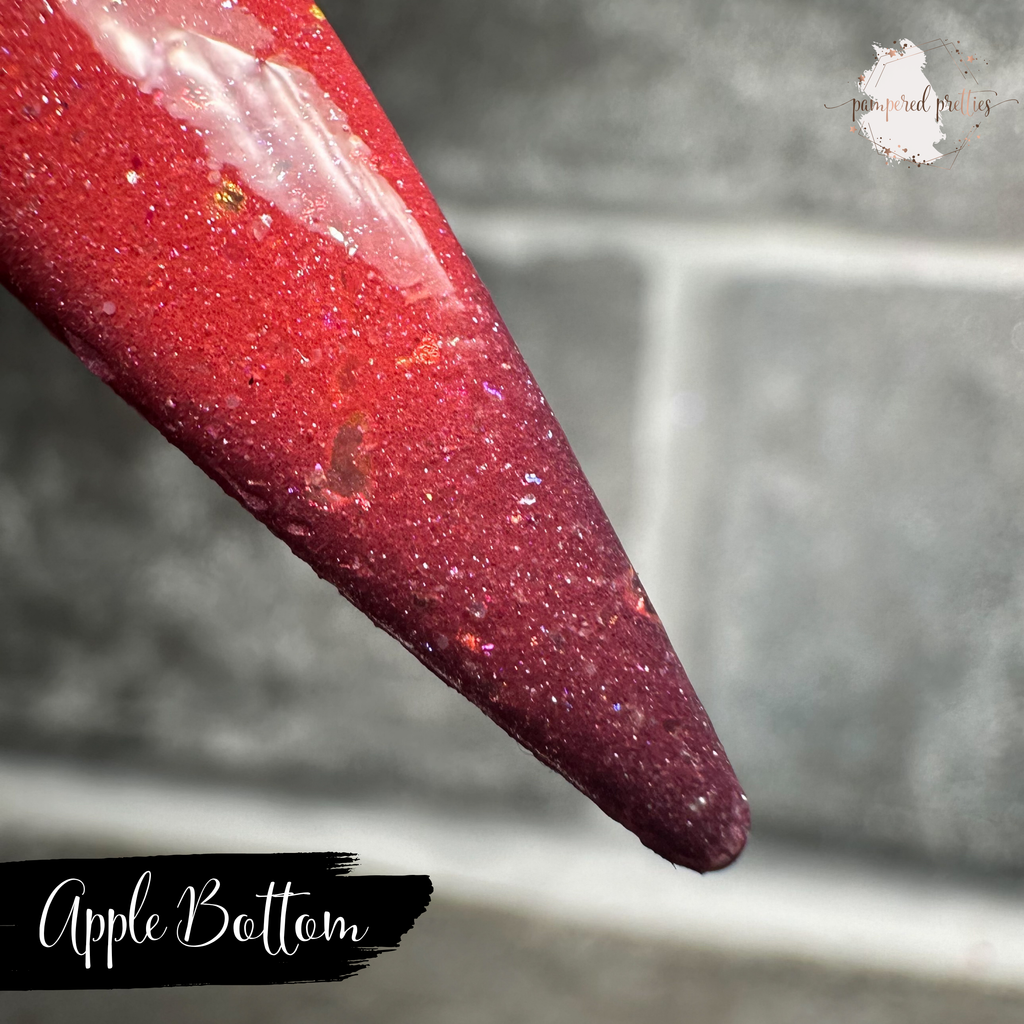 Apple Bottom - Thermal Shimmer Flakie Dip Powder