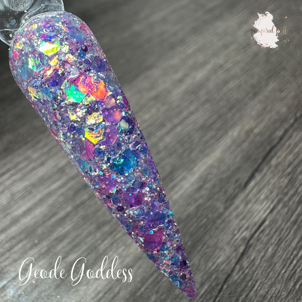 Geode Goddess - Chunky Glitter Dip Powder