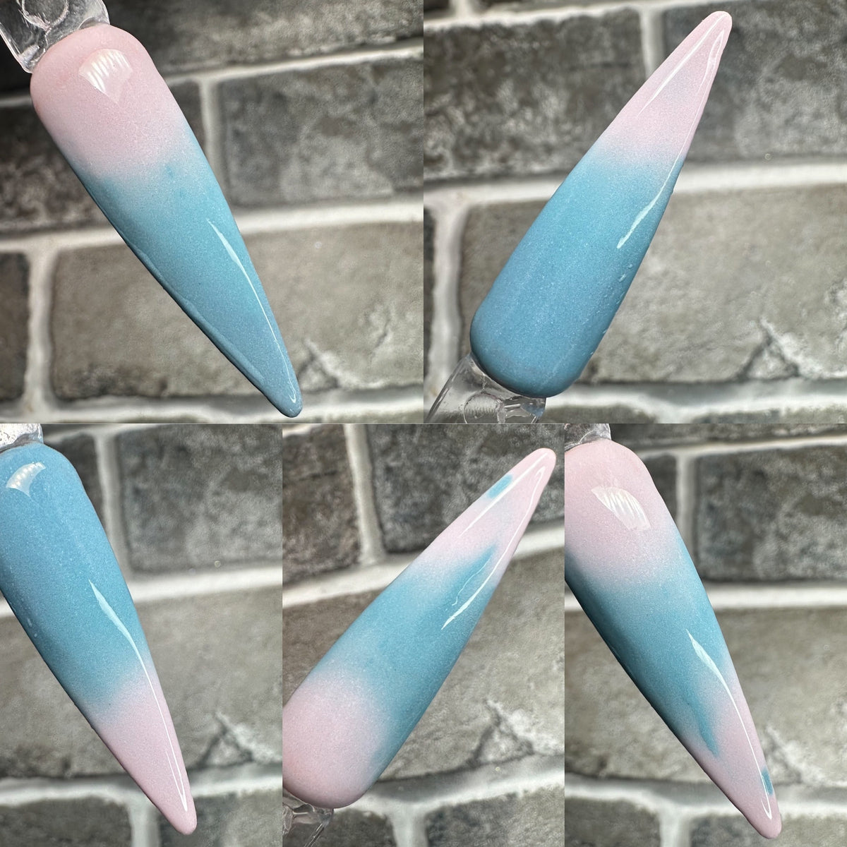 Stormy Blue - Solid Thermal Dip Powder