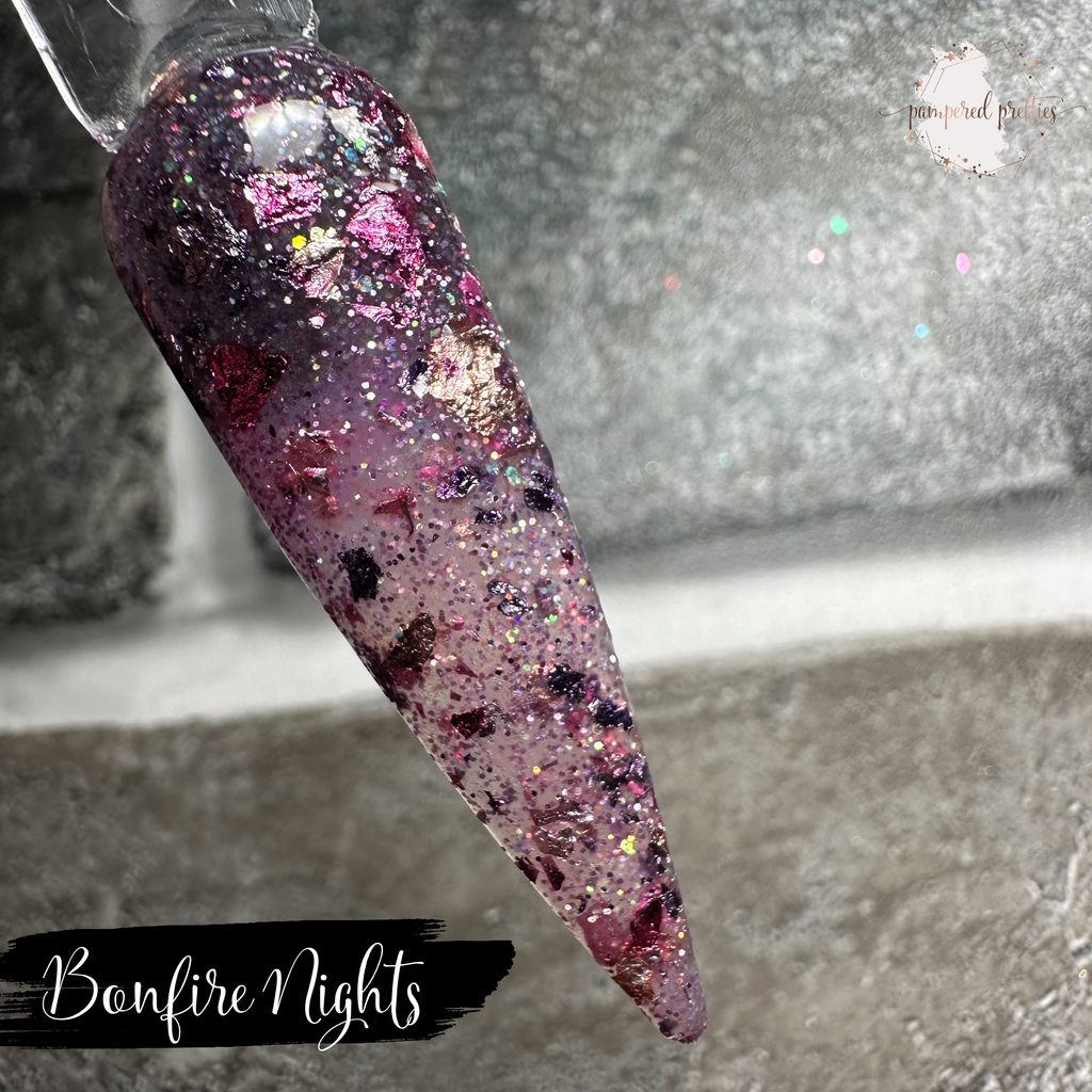Bonfire Nights - Thermal Foil Holographic Glitter Dip Powder