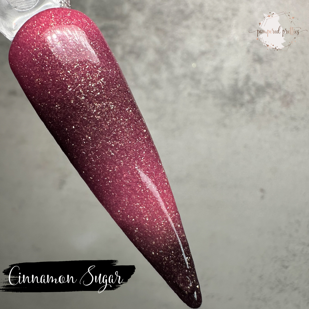 Cinnamon Sugar - Thermal Shimmer Dip Powder