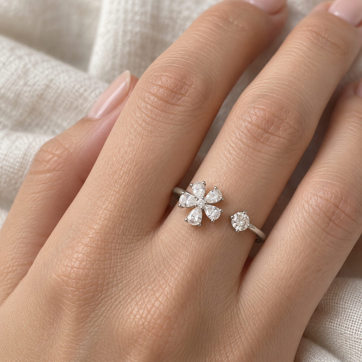 Large Flower Ring