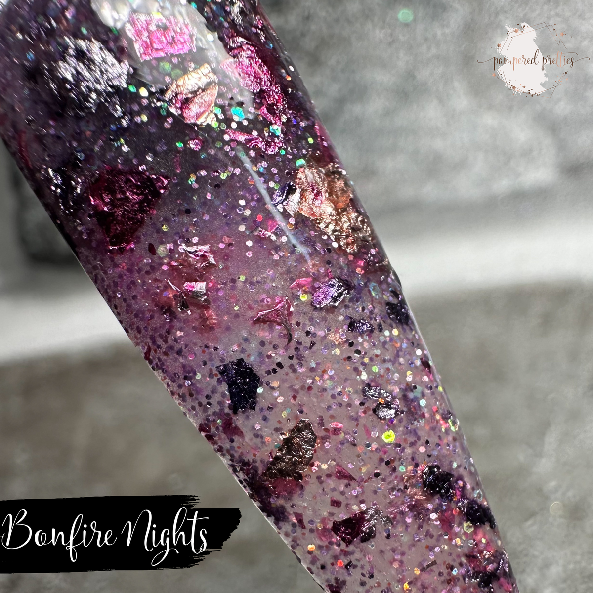 Bonfire Nights - Thermal Foil Holographic Glitter Dip Powder
