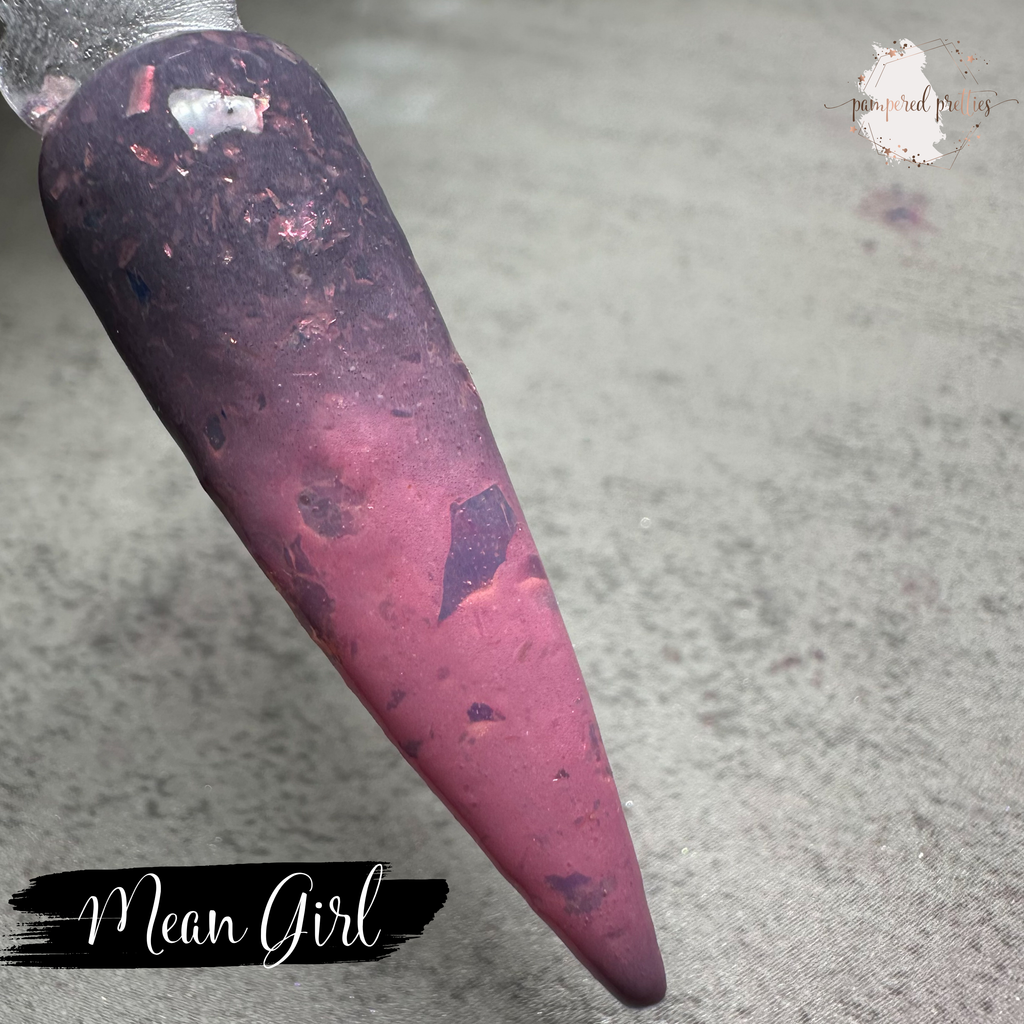 Mean Girl - Opal Flakie Dip Powder