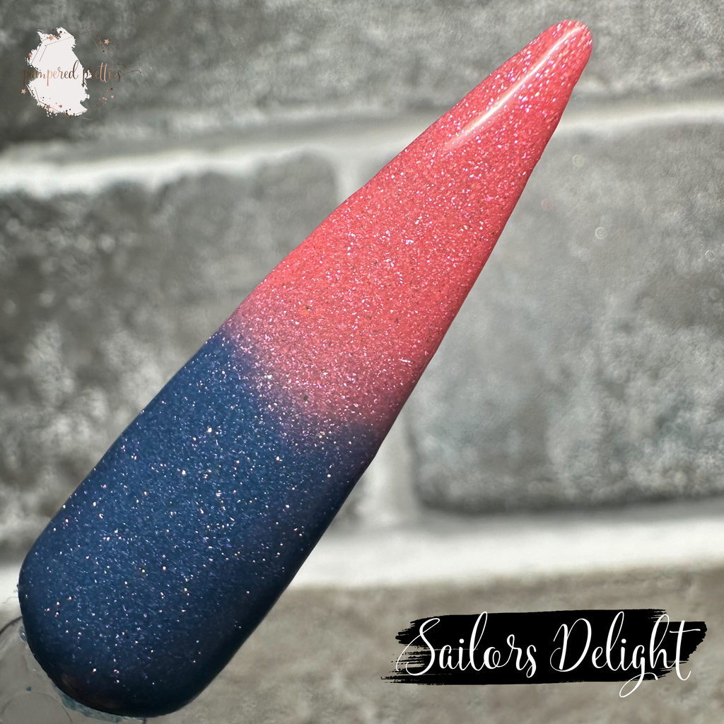 Sailor's Delight - Thermal Shimmer Dip Powder