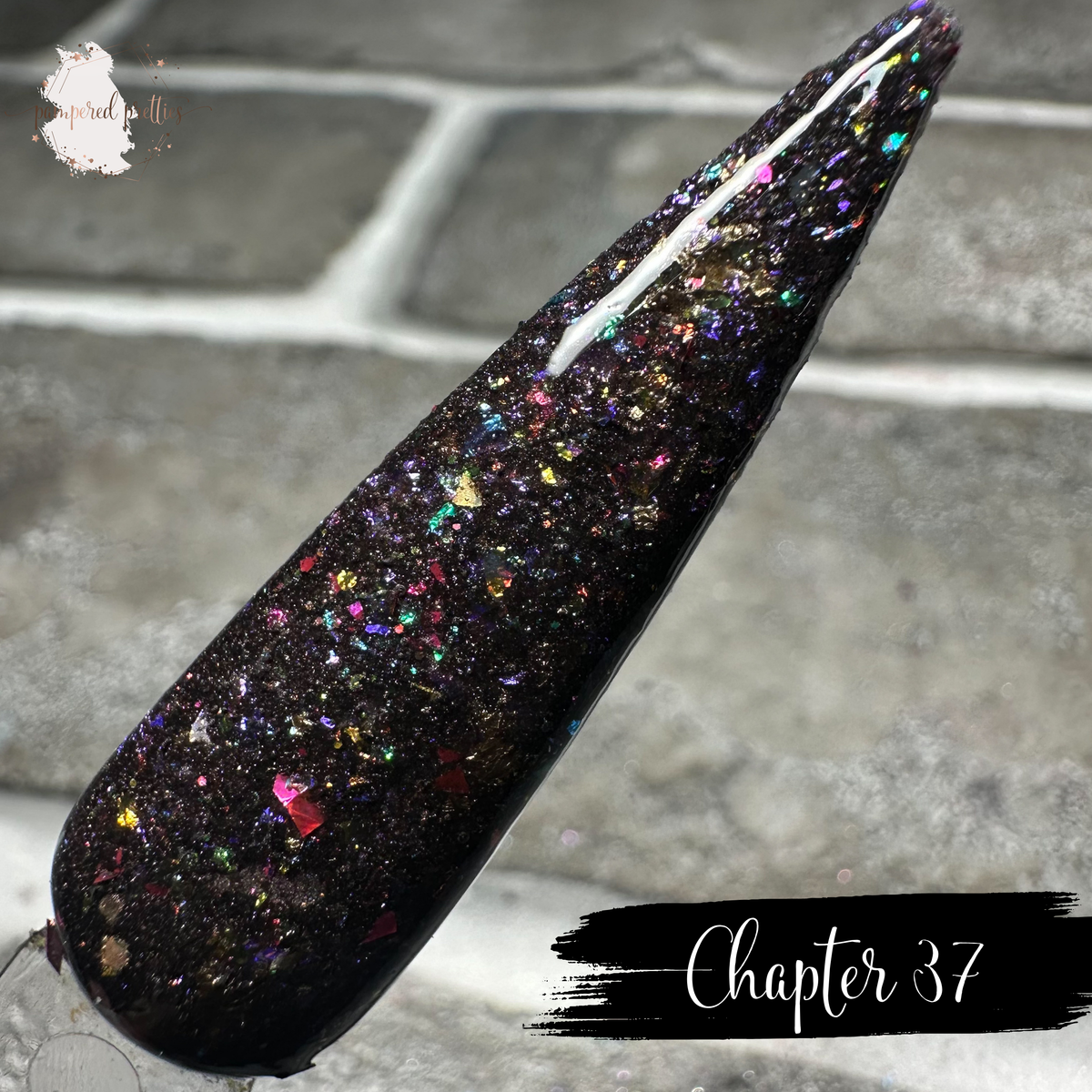 Chapter 37 - Black Flakie Dip Powder