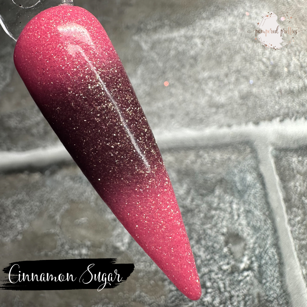 Cinnamon Sugar - Thermal Shimmer Dip Powder