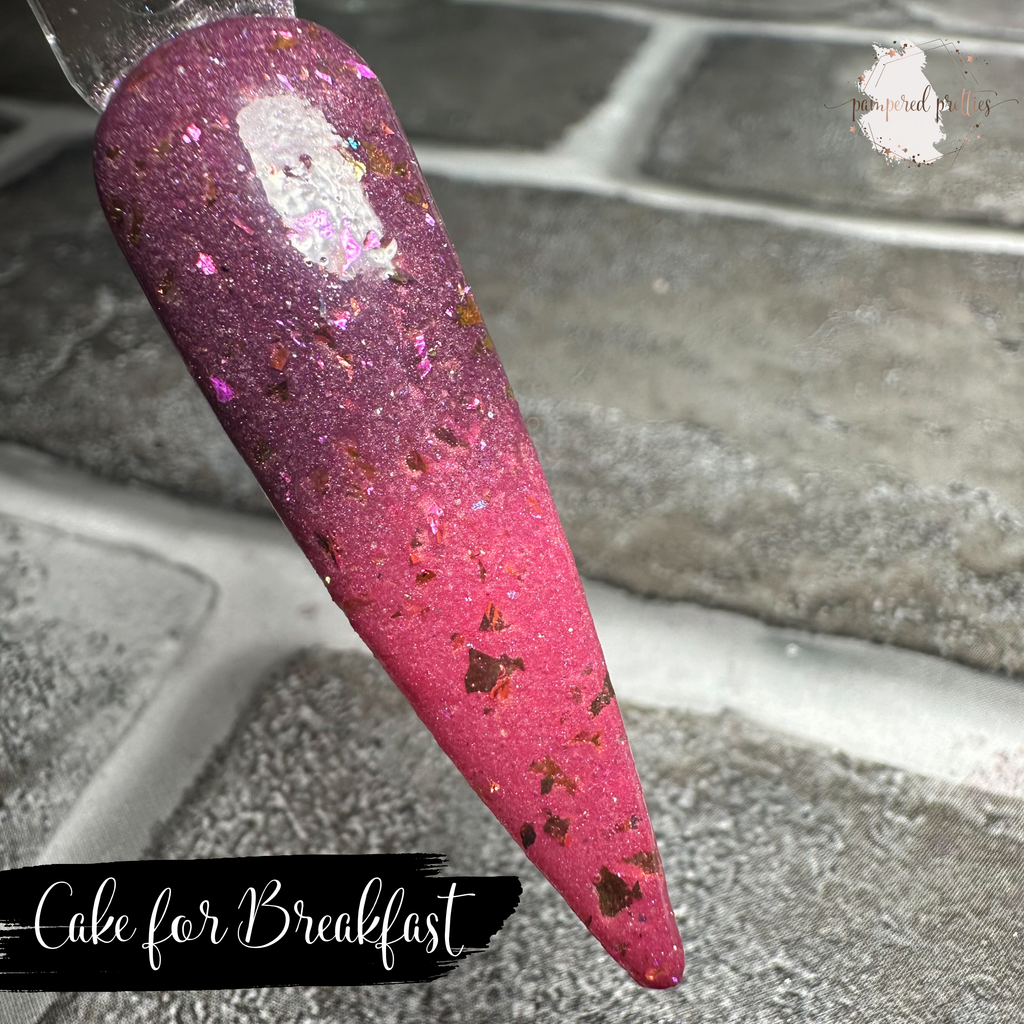 Cake for Breakfast - Thermal Shimmer Flakie Dip Powder