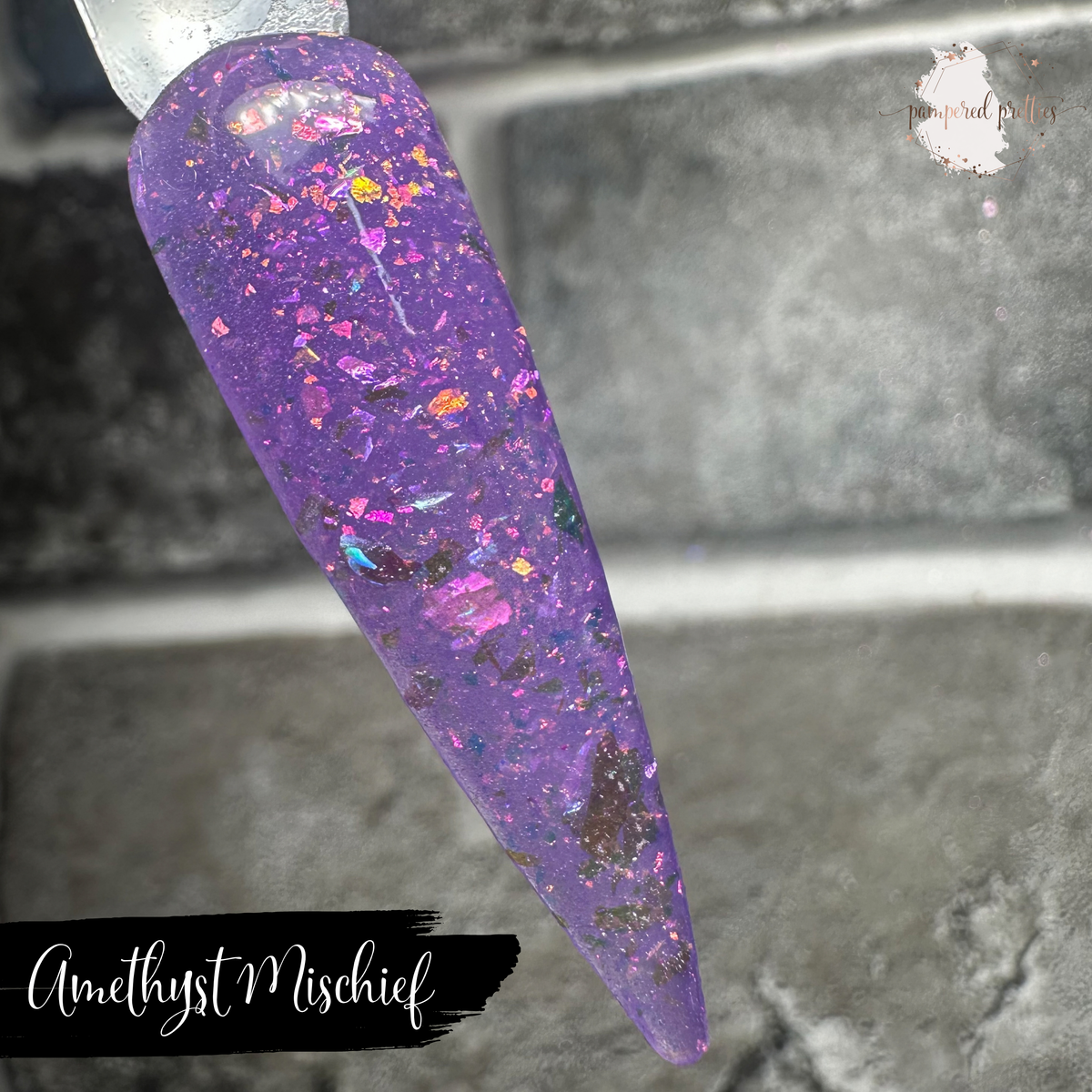 Amethyst Mischief - Thermal Flakie Dip Powder