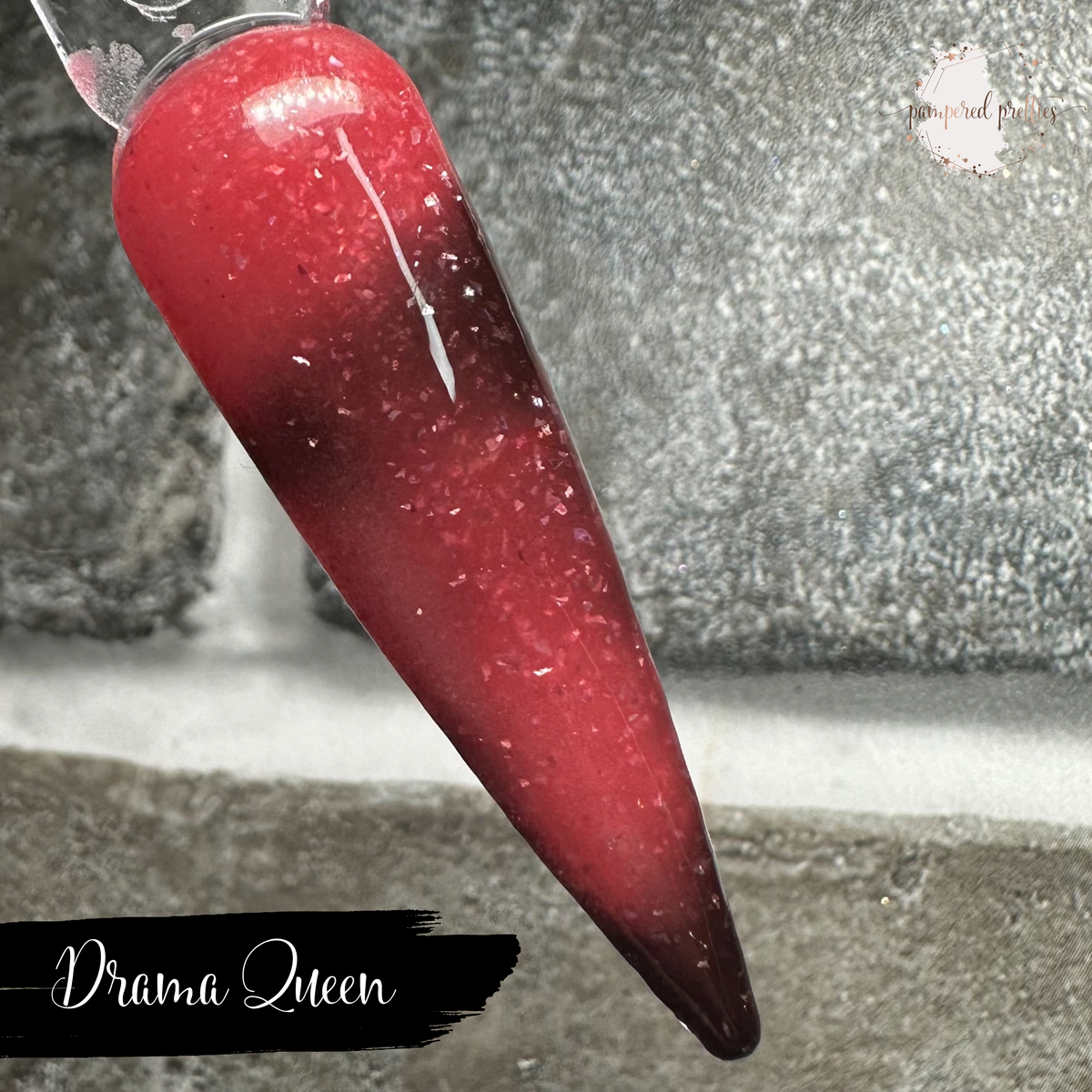 Drama Queen - Thermal Flakie Dip Powder