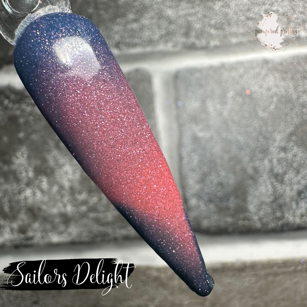Sailor's Delight - Thermal Shimmer Dip Powder